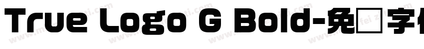 True Logo G Bold字体转换